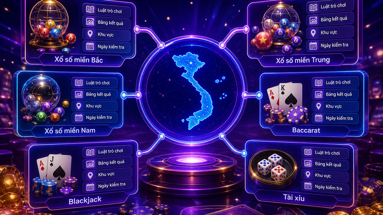 Nên mở luật hay bảng kết quả trước? Bản đồ tra cứu u888 cho xổ số và casino