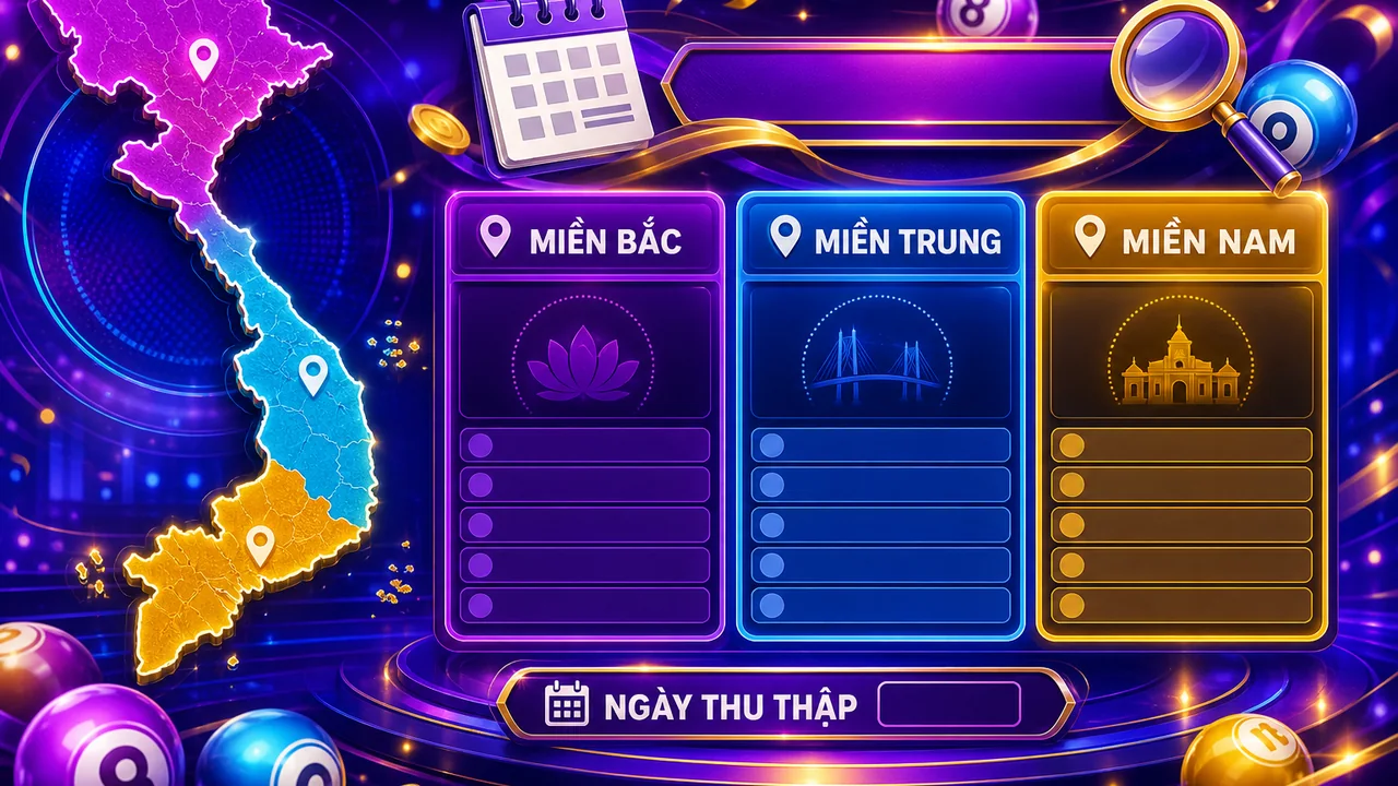 Người chơi đang tìm gì? Bảng chủ đề xổ số được quan tâm theo khu vực tại Việt Nam trên u888