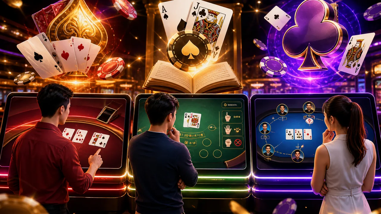 Ba kiểu người chơi và cách chọn trò chơi bài trực tuyến nào phù hợp với người mới trên u888